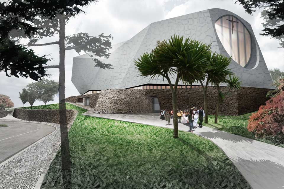 Church of the Nativity Primavera Mexico Conceptual Plans